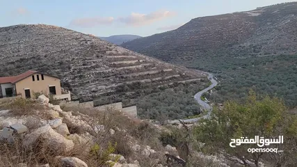  2 متوفر نمر اراضي في عصيرة الشمالية بموقع مميز للبيع على الكاش او بالتقسيط