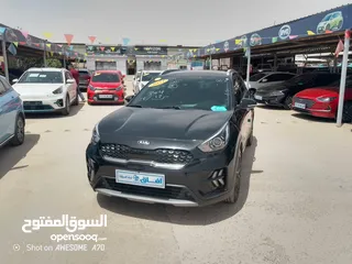  5 كيا نيرو هايبرد 2021 فحص 7جيد لون اسود مميزه للبيع مجمرك أو بدون جمرك للإعفاءات من المستورد مباشره
