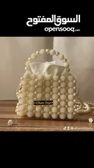  14 شناتي خرز معمولة يدويا من خرز الكرستال وخرز حبيبات التوت واللؤلؤ