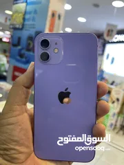  2 iPhone 12 pruple 128 gb very clean 81% BH