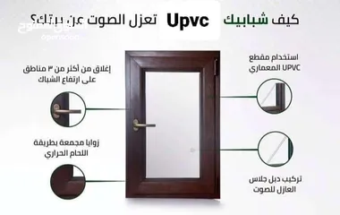 23 حرق سعر شبابيك UPVC العازلة 100/100 بدلا من الالمنيوم