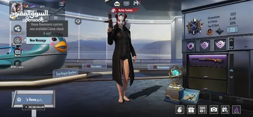  1 حساب ببجي للبيع