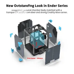  5 طابعة ثلاثية الابعاد إندر6 Creality Ender-6 FDM 3D Printer