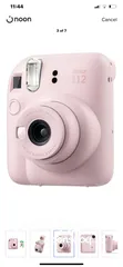  4 كمره تصوير فوريه  بلون الوردي  مع 10 أفلام لتصوير pink colour instax mini 12 camera with 10 film