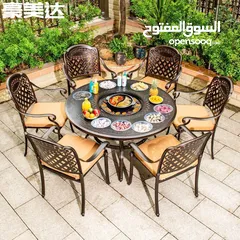  4 barbecue table tent swing