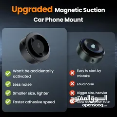  9 حامل هاتف مبتكر بتقنية الشفط والامتصاص المغناطيسي حامل هاتف محمول بتقنية الشفط الذكية phone holder