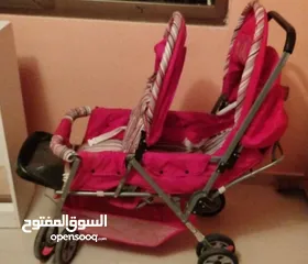  1 عربايه اطفال توأم