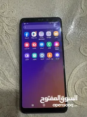  2 سامسونج A9 بحالة ممتازه مع كرتونته
