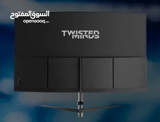  3 Twisted Minds 23.8. FHD 200HZ, curved, VA, 1MS, HDMI 2.0 Gaming Monitor TM24RFA-200HZ