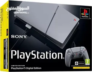  1 ps5 slim digital 30th edition النسخة المحدوده