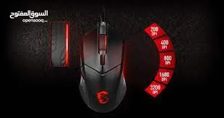  6 MOUSE CLUTCH GM08 ماوس جيمنج  من msi