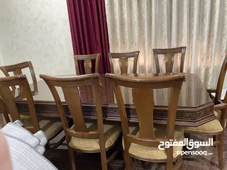  1 طاولة سفرة كبيرة جدا فخمة