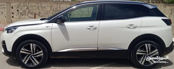  9 جيب بيجو 3008 جي تي لاين ماطور 2000 ديزل فل اوبشينز لون ابيض بحالة ممتازة للبيع