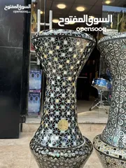  8 طبله مقاس 23 احترافي صدف ازرق كولتي عالي فقط ب 275 دينار