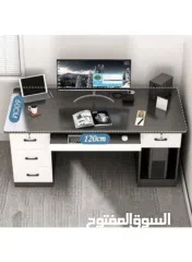  5 مكتب دراسة وعمل عصري – تصميم ذكي ومساحة عملية   تصميم عصري بلون هادئ يناسب كل الديكورات الح