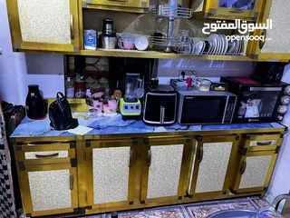  2 كاونتر مطبخ نظيف  مترين ونص