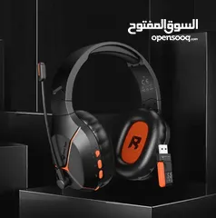  6 Meetion BTH011 Tri-Mode 2.4G Wireless Bluetooth & Wired Gaming Headset -Black سماعات ميشون للالعاب