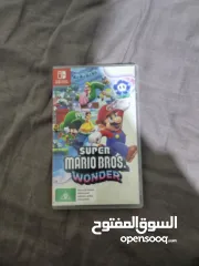  29 لعبة نينتندو سويتش super                             Mario Wonderنينتندو سويتش مع كينترولار