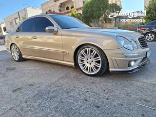  6 مرسيدس بينز E200 اليجانس 2004 محوله بالكامل 2009 كت 6.3 AMG فحص 7 جيد بفضل الله