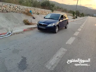  6 سكودا فابيا بنزين جير عادي 2014