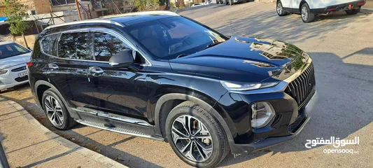  2 هونداي سنتافي 2020 دهان شركة الاصلي،6+1 ترخيص وتامين شامل