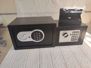 2 خزنه مكتبيه للاحتفاظ بالاموال و الأوراق المهمه فولاذية مقاومة للصدأ