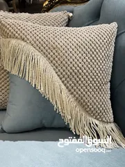 8 طقم كنب New classic فاخر ومميز جداً 9مقاعد مع طربيزة الوسط