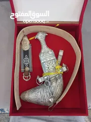  3 خنجر عماني سعيدي صياغة مميزه وفضة اصليه