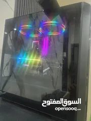  10 pc gaming and designer  with intel i9 مع 2نظام تبريد مائي وهوائي  و مساحة تخزين 1500 جيجا