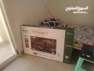  3 ikon google tv smart led tv 50 '
