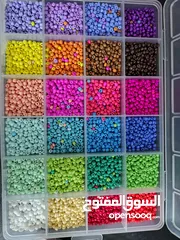  15 مشروع خرز كامل مع الخزانه والعلب والخيطان