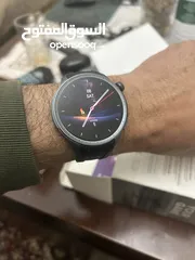 17 ساعة اميزفيت بلانس بحالة الوكالة (بالكرتونة) معها كامل اغراضها Amazfit Balance