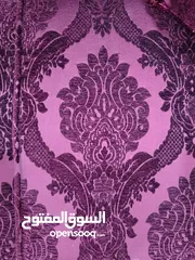  9 طقم كنب 9 مقاعد بحالة ممتازة لون خمري