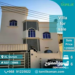  1 Villa for Sale in Al Qurum  REF 38MB