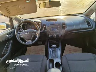  5 كيا سراتو موديل 2016 لون فيراني فحص كامل ترخيص سنة كاملة وتأمين ضد الغير