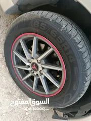  1 جنط فوزن 14 للبدل على 15 او 16
