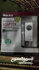  1 شاحن هنت كي أصلي يونيڤيرسال لأجهزة اللابتوب HUNTKEY 40W MINI NETBOOK ADAPTER UNIVERSAL LAPTOP