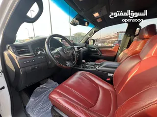  7 لكزس LX570 موديل 2016 الدرجه الاولي وارد الخليج للبيع