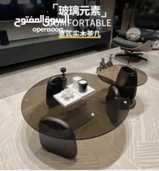  8 طاولة قهوة عصرية بسطح زجاجي أنيييق وتصميم حديث   هالطاولة بتجمع بين التصميم العصري والبساطة الراقية