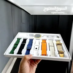  8 بكج i20 Ultra Max Suit  محتويات البكج:  ساعة i20 Ultra – الإصدار التاسع الجديد كلياً