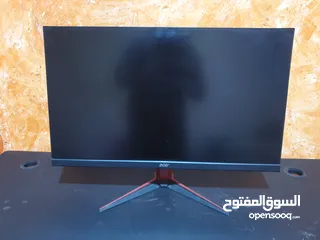  1 شاشة مونتير مستعملة نظافة 90%