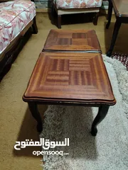  14 طقم كنبايات للبيع منظره فخم وحلو ونظيف بحال الوكاله ومريح بالجلوس مع طربيزات النص
