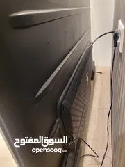  2 تلفزيون مكسور الشاشه 75 و 65 بوصه