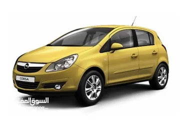  1 اوبل كورسا 2008 دفعه بسيط وشكات