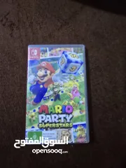  12 نينتندو سويتش مع 5 العاب super mario party و super mario wonder و super mario 3d world و ايد وكنترول