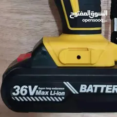  2 حقية صندوق درل شحن  صخري ماركة TOP مع بطارتين 36 فولت  و 21 راس لكافة الاستخدامات  المنزليه