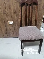  1 خمس كراسي للبيع خشب مليزي