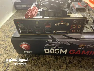  12 قطع كمبيوتر CPU Intel Core i5 4th Generation - Motherboard B85M GAMING - Ram 8&4 DDR3