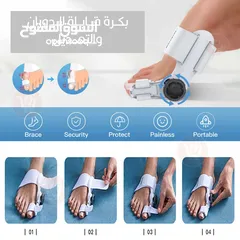  10 جهاز مصحح اصبع القدم القابل للتعديل  الجهاز الحديث بخاصية التعديل لتصحيح اعوجاج إصبع القدم الكبير