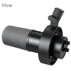  1 Special Offer full New Best FIFINE USB/XLR Dynamic Microphone with Shock Mount,Headphone for PC